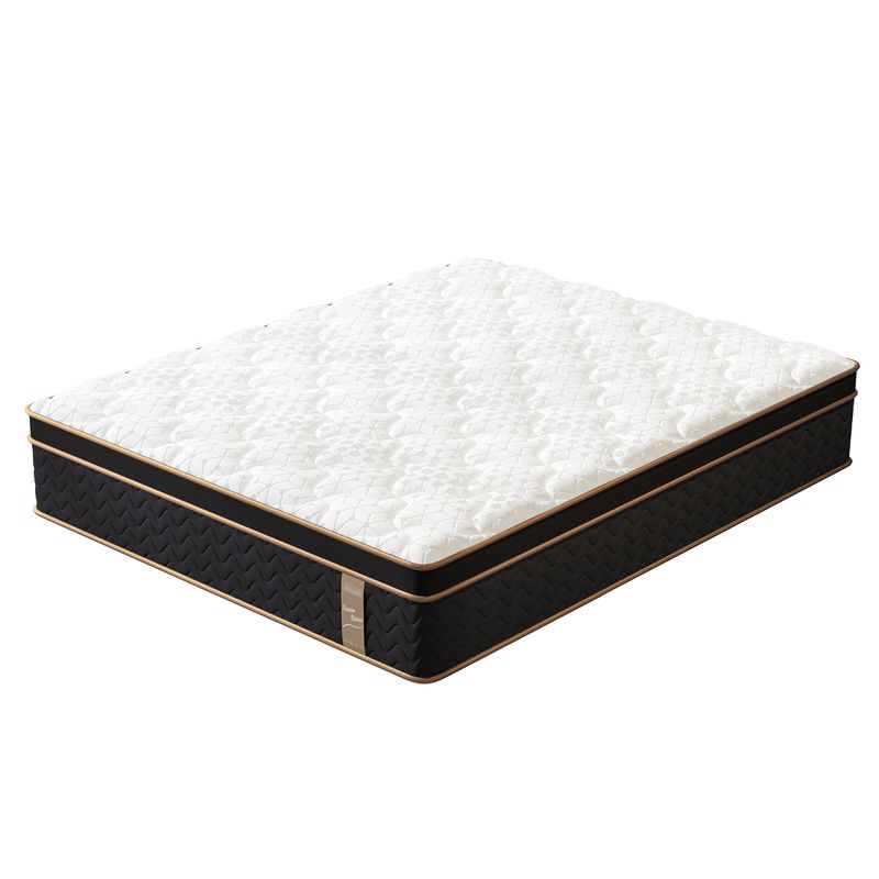 10" Queen Plush Hybrid Mattresses With Independently Encased Coils & Gel Memory Foam, Fiberglass-Free, Motion Isolation-Edge Support, Mattress In A Box, CertiPUR-US Certified_voghion.com