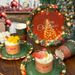 Merry Christmas Party Disposable Tableware 2025 Christmas Decoration For Home Xmas Party Supplies Plates Cup Navidad New Year_voghion.com