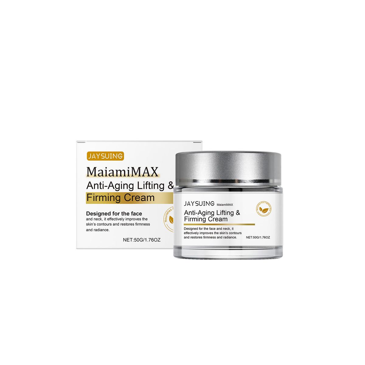 Jayswing pinguldav näokreem igapäevane pinguldav, niisutav, toitev, nahka tõstev ja peeneteraline kreem_voghion.com