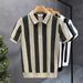 Men's Clothing Lapel Short Sleeved Polo Shirt Men's Trendy Summer T Shirt Slim Trend New All Match T Shirt Top_voghion.com