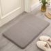 schlichter Memory Foam-Bodenmattenteppich aus Polyesterfaser für die Badezimmertür zu Hause, stark saugfähiger Bodenmattenteppich für zu Hause_voghion.com
