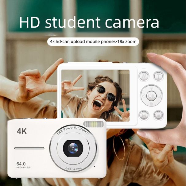 4K Pixel HD Digital CCD Student Party Mirrorless Camera Portable_voghion.com