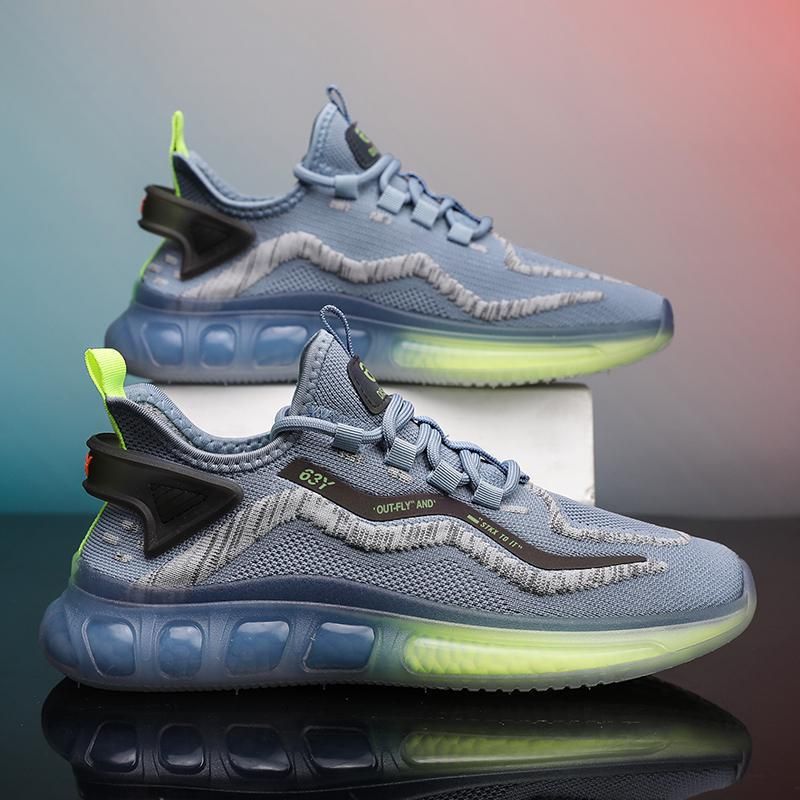 Pipoca Transparente Divã Coco Voador Sapatos Tecidos Sapatos Masculinos e Femininos Cabelos Tênis Moda de Boa Qualidade_voghion.com