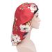 Gorro de dormir de satén estampado exclusivo y nuevo, gorro elástico para permanente de belleza, gorro de confinamiento, gorro para el cuidado del cabello_voghion.com