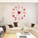 Silent Sweep Wall Clock – Peel & Stick Noiseless DIY Clock For Living Room, Bedroom & Office (Modern Acrylic Design, Glow-in-Dark Numbers, 4 Sizes)_voghion.com