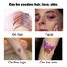 Facial Body  Painting Eye Makeup Sequins Shiny Pink Skin Tattoo Adhesive  2024 new_voghion.com