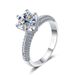 Anelli nuziali in moissanite colore Tancise da 1/2 carati D per le donne Gioielli in argento sterling multicolore di alta qualità_voghion.com