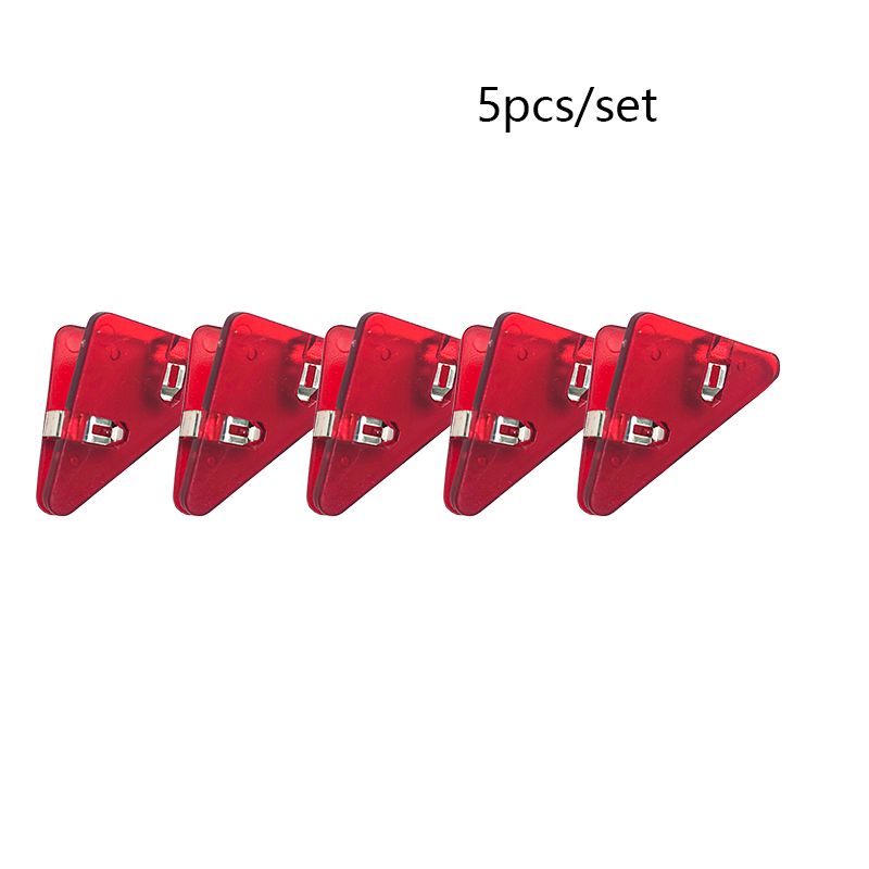  5 sztuk/zestaw klipsy do szycia przyrządy do szycia kolorowe klipsy narożne kreatywne klipsy trójkątne_voghion.com