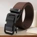 2024 New Men's Student Canvas Automatic Buckle Belt Hot-Selling Versatile Trendy Waist-Cinching Upgraded Version_voghion.com