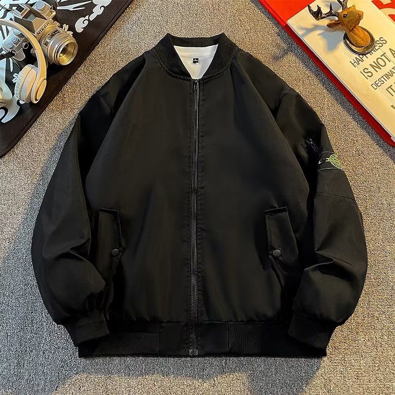 Embroidered assault for men in spring and autumn 2023, new trendy American functional workwear, high-end clothing jacket_voghion.com
