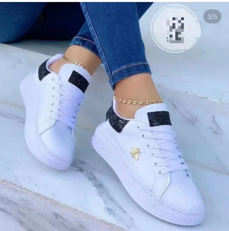 2023 spring and autumn new Korean version of small white shoes female students casual board shoes female ins breathable thick bottom female shoes_voghion.com