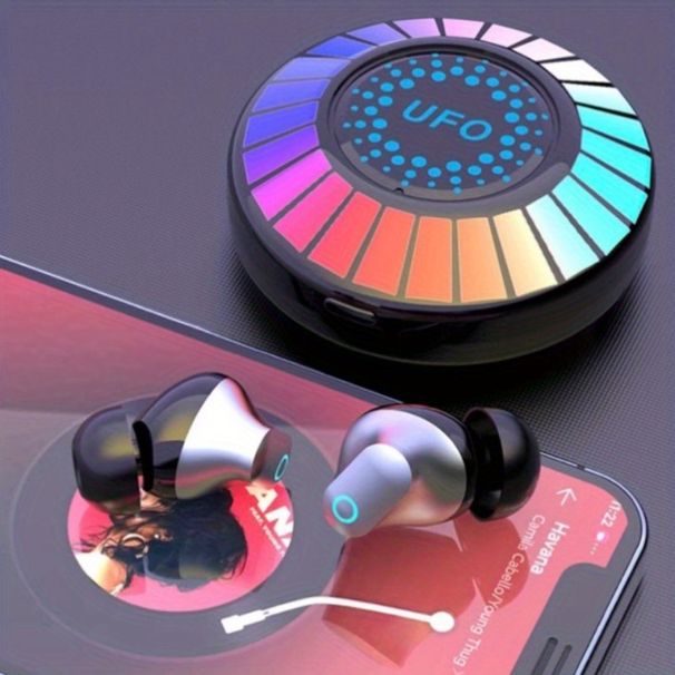 2024 NEU TWS K90 Kopfhörer Kabellose Kopfhörer Ohrhörer mit leichter UFO-Box_voghion.com