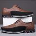 Herren Brogue Lederschuhe Business Casual Oxford Schuhe mit bequemer Sohle_voghion.com