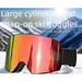 Gafas de esquí de doble capa para deportes al aire libre, resistentes al viento, antivaho y con clip para miopía, gafas de nieve_voghion.com