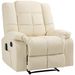 Massagesessel Fernsehsessel Elektrisch Relaxsessel Mit Massagefunktion Kunstleder Holz Stahl Schaumstoff Cremeweiß 94x99x99 cm Für Entspannung_voghion.com