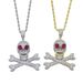 Collana con ciondolo a forma di teschio con personalità hip hop, da uomo_voghion.com