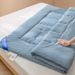 Hypoallergenic Cotton-Filled Mattress Topper – Soft Quilted Bed Pad For All Seasons (Multiple Colors, Machine Washable, Non-Slip Backing)_voghion.com
