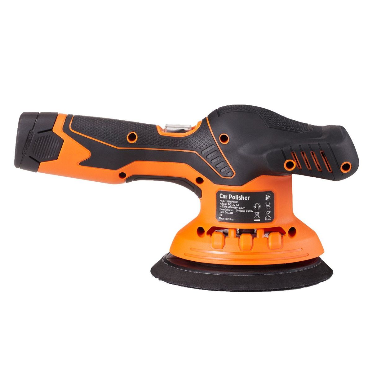 VEVOR Car Polisher Buffer Cordless Dual Action Polishing Machine 6" 1PC Battery_voghion.com