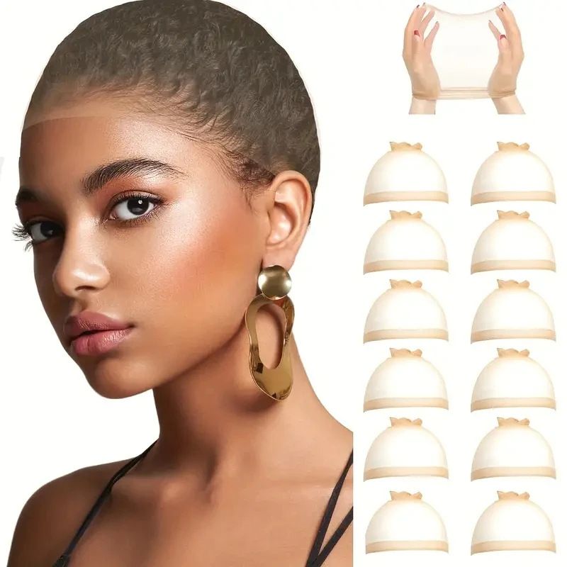 Hoge elastische pruik haarnet HD kousen mesh kap Bulk HD WIG CAP voor lace front pruik_voghion.com