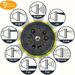 1 Set Of Retractable Garden Hose With High-pressure Nozzle - Durable Rubber, 3/4 Inch NAS Threaded End, Suitable For Outdoor Watering And Car Washing._voghion.com
