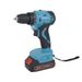 Powerful Brushless Cordless Drill With Lithium Battery - High Torque Electric Screwdriver For Metal, Wood, Plastic, DIY & Home Improvement_voghion.com