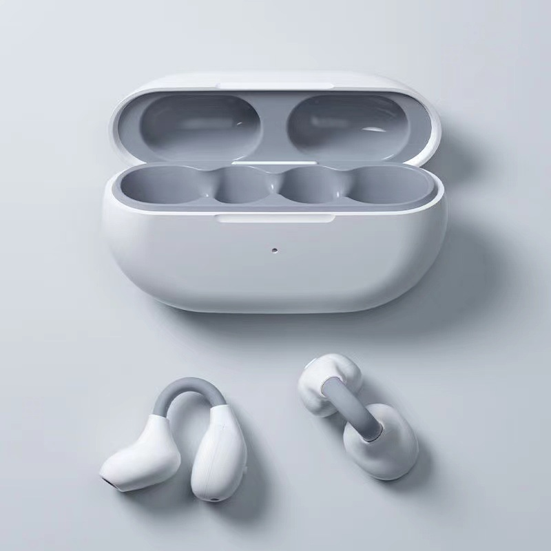 Bluetooth fejhallgató, fülre csíptethető fülhallgató, vezeték nélküli Bluetooth, hosszú akkumulátor-élettartam, légvezetéses, nem fülbe helyezhető, sport, kiváló minőségű Bluetooth fülhallgató_voghion.com