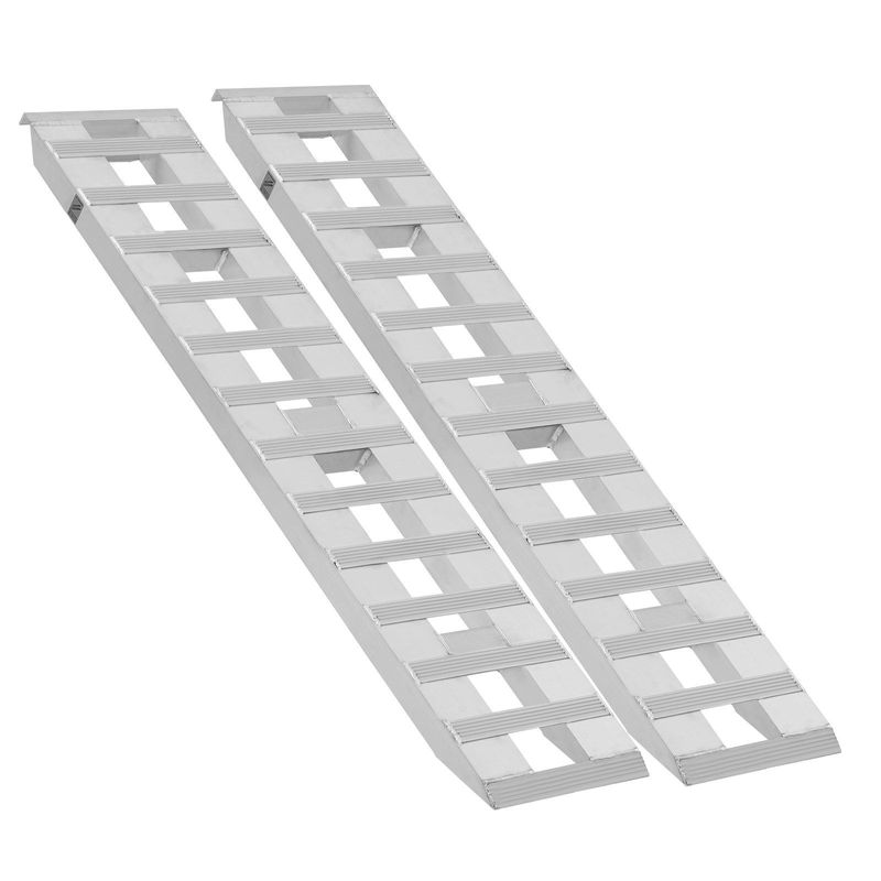 VEVOR 72" X 15" Aluminum Ramps 6000 LBS Capacity Loading Ramps 2PCS_voghion.com