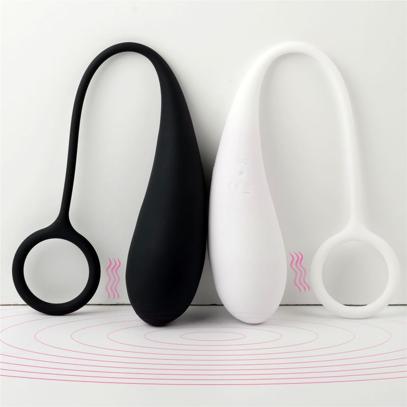 Nouvel anneau de rétention de sperme en silicone liquide, manchon de retardement, lit silencieux, télécommande sans fil, automatique, double, doux, extérieur_voghion.com