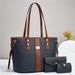 Damentaschen 3-teiliges Set Frühlings-Einkaufstasche mit großer Kapazität Mode Zweiteilige Retro-Pendlertasche für Mutter und Kind Umhängetasche für Damen_voghion.com