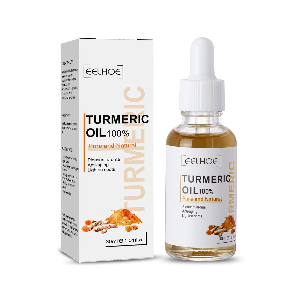 EELHOE turmeric to improve skin color essence facial care, and moisturizing_voghion.com