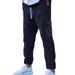 Men's trousers corduroy trousers men's autumn loose straight wide-leg trousers solid color multi-pocket men's casual trousers_voghion.com