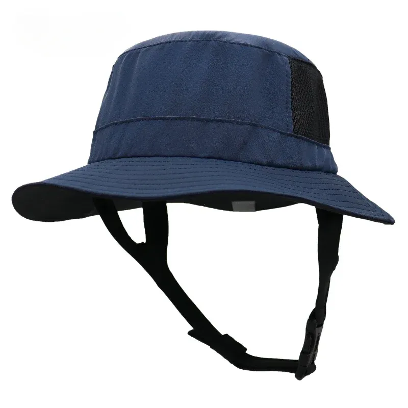 Vânzare fierbinte UPF50+ vară în aer liber pescuit bărbie reglabil plajă Surf plasă respirabil soare găleată pălărie sport acvatic cap_voghion.com