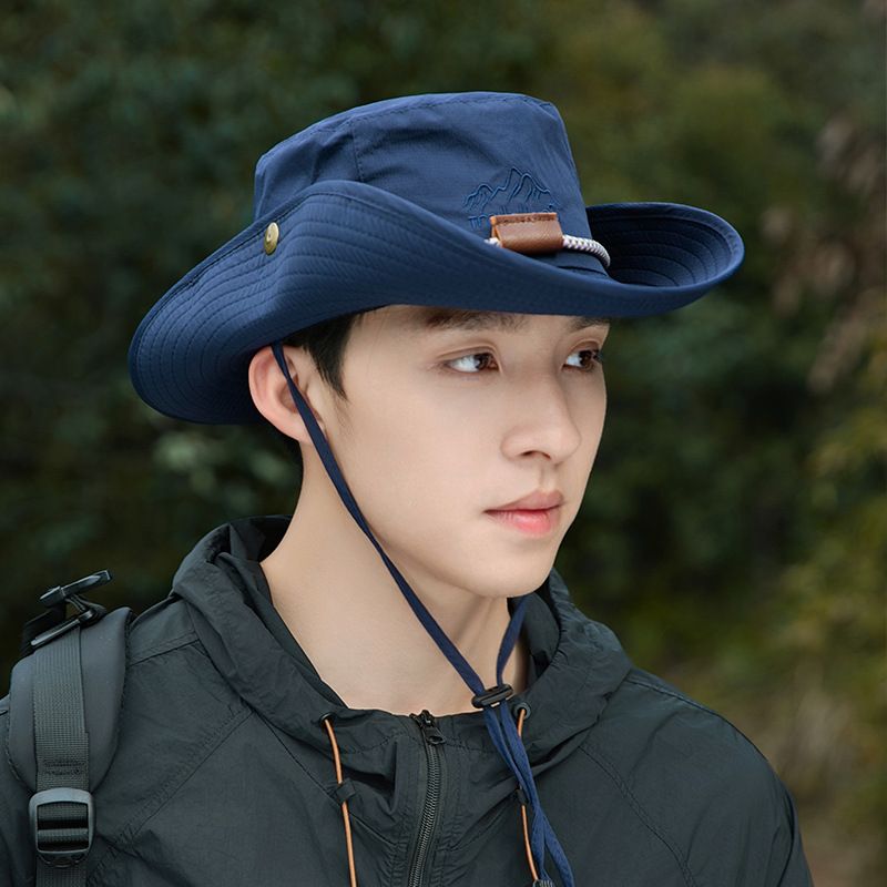 Summer New Outdoor Sports Camping Hiking For Men Large Head Circumference Face Slimming Lightweight Breathable Sun_voghion.com