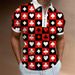 Marken-Poloshirt für Herren, kurzärmlig, 3D-Druck, schwarz-weiß, kariert, modisches, lässiges Polohemd mit Reißverschluss und Kragen, Übergröße_voghion.com