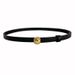 Metal Round Bead Thin Belt Women's Niche Design Decorative Dress Waist Fashion Versatile With Suit Small Belt_voghion.com