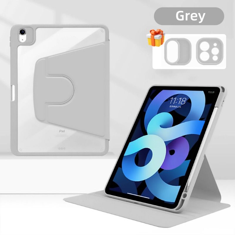 Hoesje voor iPad 10e Air 6/5/4 M2 10,9 inch Hoesje Pro 11 M4 2024 12,9 Mini 6 8,3 inch 2019 10,2 inch 7/8/9e generatie 360° Rotatiestandaardhoes_voghion.com