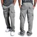 Men's Jogging Sweatpants Casual Running Black Gyms Jogger Track Pants Drawstring Cargo Pants Joggers Streetwear Sport_voghion.com
