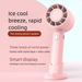 Brushless Turbo Fan - USB Mini Handheld Portable Rechargeable Silent Operation For Summer_voghion.com