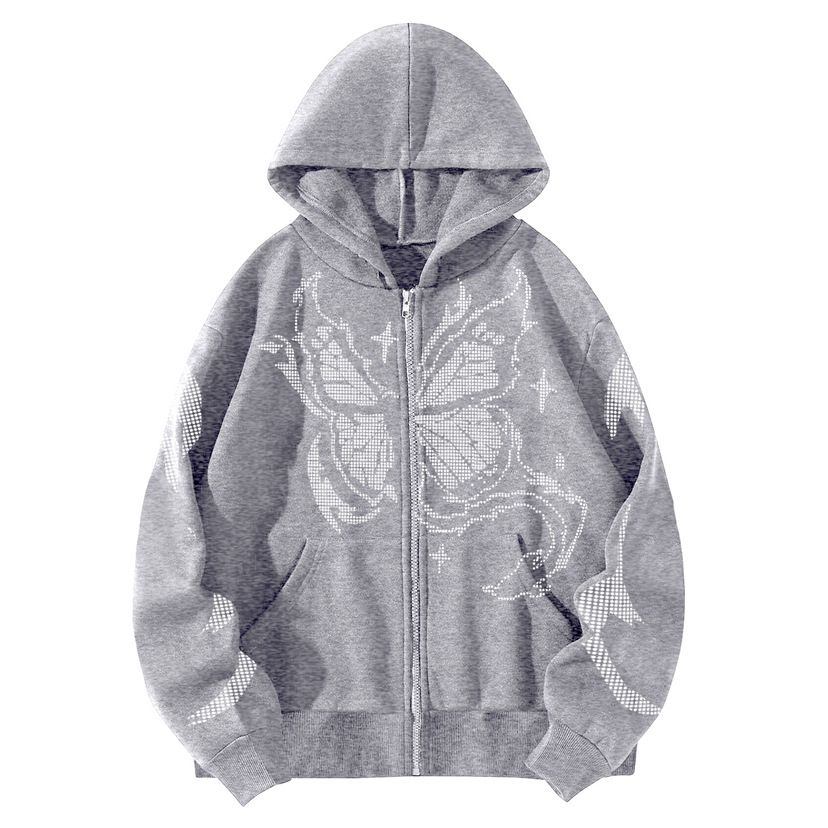 2023 Pattern Printed Zipper Top Girl Sweatshirt 1030_voghion.com