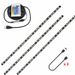 1-4× TV Backlight LED Strip Lights USB RGB 5050 Lighting Strips + Remote Control_voghion.com