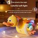 Baby Toy, Electric Rotation, With Sound, Light Effects, Duck Shape, Guide The Baby To Learn To Crawl_voghion.com
