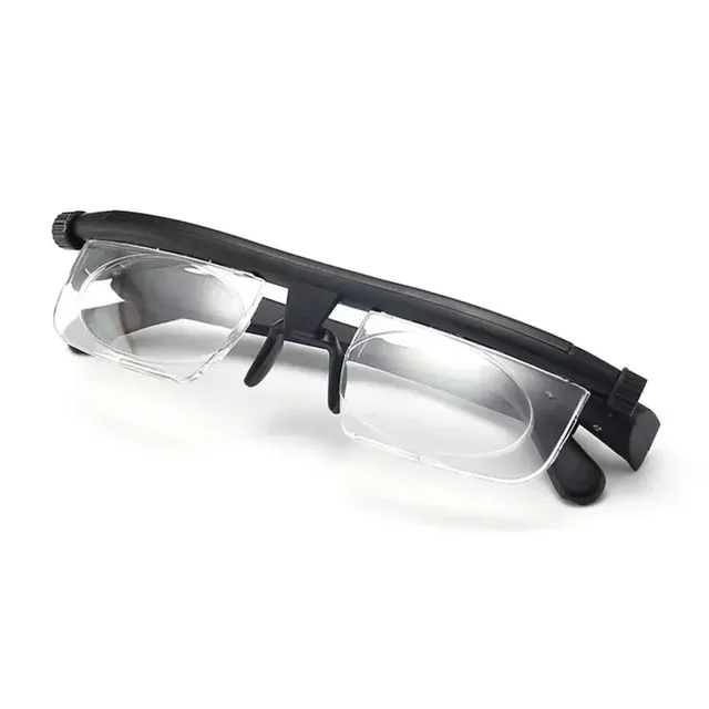 Fashion Adjustable Glasses Lenses Nearsighted Farsighted Computer Reading Driving Unisex Correction Binocular Focus Eyeglass_voghion.com