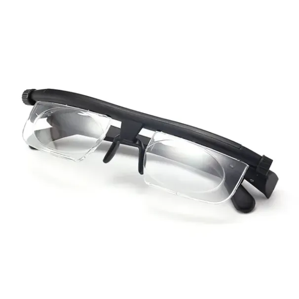 Fashion Adjustable Glasses Lenses Nearsighted Farsighted Computer Reading Driving Unisex Correction Binocular Focus Eyeglass_voghion.com
