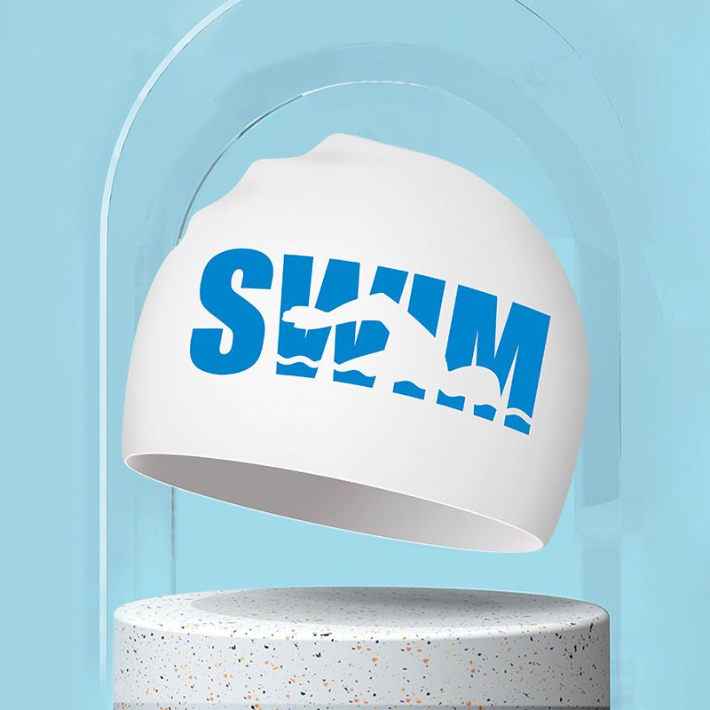Zwemmen Waterroof Comfortabele Niet-aanspannende Oorbescherming Lang Haar Plus Size Professionele Training Siliconen Zwemmen_voghion.com