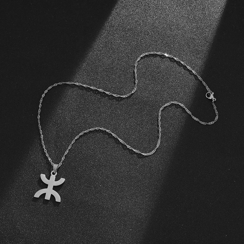 Gioielli e accessori nuova collana estiva berbera in acciaio inossidabile per le donne tutti gli accessori geometrici in metallo abbinati_voghion.com