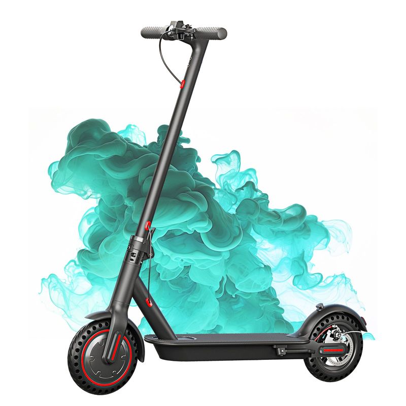 WHOSU Electric Scooter Adults, 8.5"Tire, 19Mph Top Speed, 19 Miles Long Range, Folding Escooter For Adults And Teens With Dual Braking, Dual Suspension, App_voghion.com