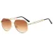 Sunglasses 2024 Fashion Men Polygonal Metal Double Beam Trendy Personalized Driving Goggles Light UV400_voghion.com