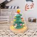 Christmas Handmade Small Tree Nordic Desktop Luminous Ornaments Restaurant Shopping Mall Decorations Mini Tree_voghion.com