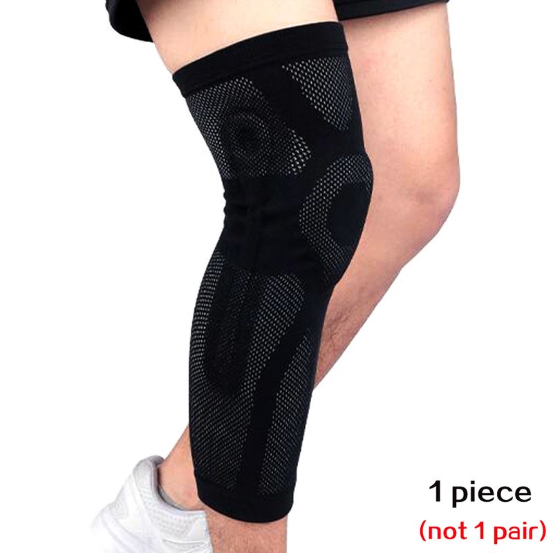 Sports 1 Knee Brace PCS Support Lengthen Leg Compression Sleeve Knee Protector for Joint Pain Relief & Injury_voghion.com