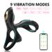 Frank Lock Sperm Ring Wireless APP Remote Control Three Ring Double Vibration Ring Male Clitoral G Spot Resonance Masturbator_voghion.com